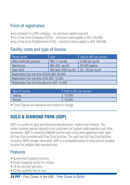 Free Zones in the UAE - PKF International