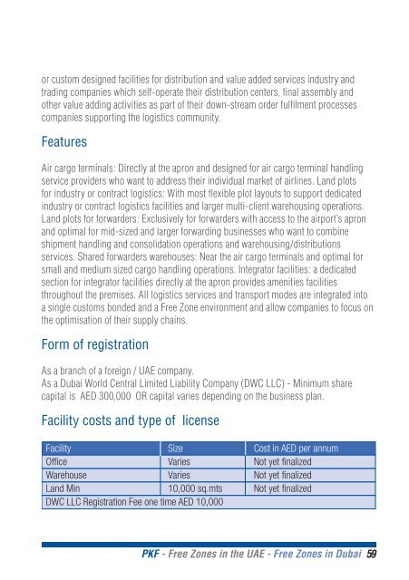 Free Zones in the UAE - PKF International