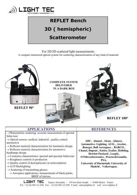Scatterometer - Light Tec
