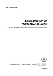 Categorization of Radioactive Sources, IAEA TecDoc - 1344