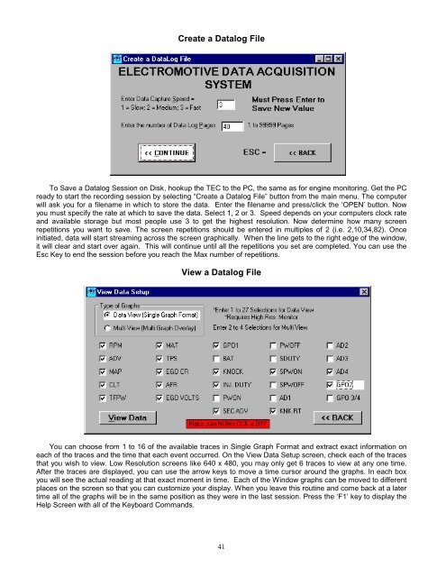 WinTEC3 Software user's Guide - Electromotive Engine Controls