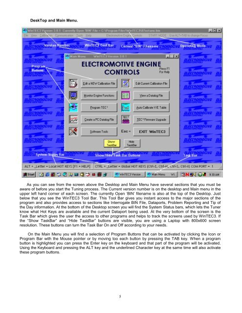 WinTEC3 Software user's Guide - Electromotive Engine Controls