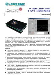 1A Digital Laser Current & TEC Controller Module LDR1000E