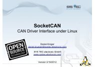 SocketCAN - Chemnitzer Linux-Tage