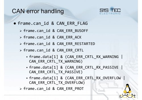 SocketCAN - Chemnitzer Linux-Tage