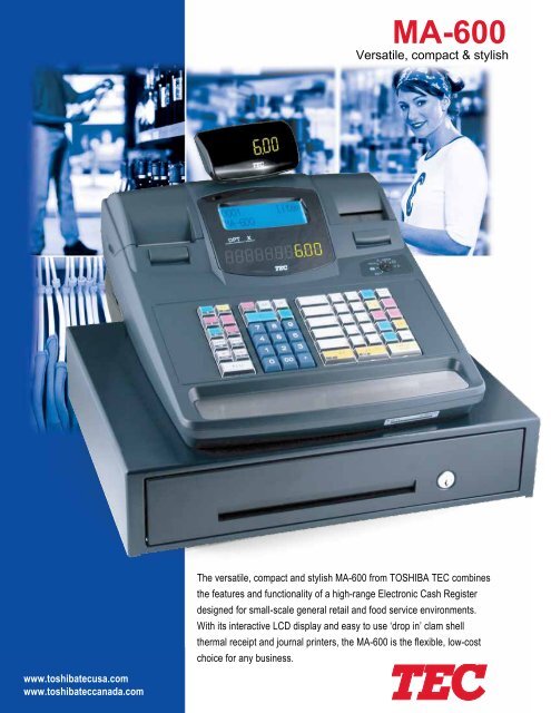 MA-600 Brochure - Toshiba America Business Solutions