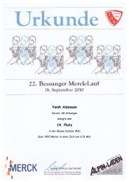 Lauf 5 Urkunde_Grafik - Bessunger Merck-Lauf
