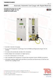 Automatic Volumetric Fuel Gauge with Digital ... - TecQuipment Ltd