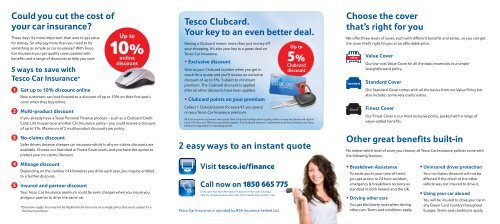 Car Insurance - Tesco