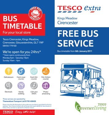 tesco buses - Thamesdown Transport