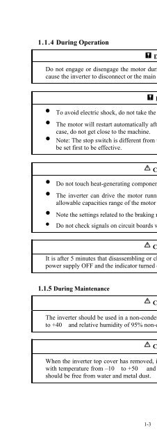 CV7300 Instruction Manual - TECO-Westinghouse Motor Company