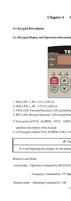 CV7300 Instruction Manual - TECO-Westinghouse Motor Company