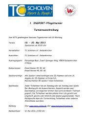 Ausschreibung (pdf) - WTV-Tennis Camps 2013