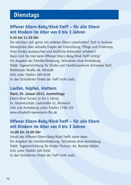 Knirps, Fratz & Co. - Stadt Gelsenkirchen, Referat Erziehung und ...