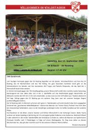 Ausgabe 04: Raisting - SV Erlbach - Home