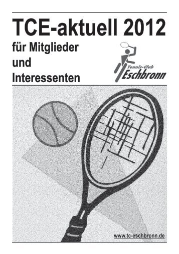 TCE-Heft 2012.indd - Tennisclub Eschbronn
