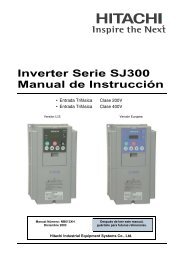 Inverter Hitachi Serie SJ300, Manual de Instrucciones - F. Haroldo ...