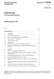 Straßenbaubericht 1997 - DIP - Deutscher Bundestag