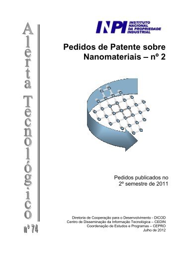 Pedidos de Patente sobre Nanomateriais – nº 2 - Inpi