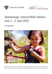 Aktionstage Artenvielfalt erleben vom 1.- 3. Juni 2012 - Hansestadt ...