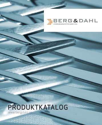 PRODUKTKATALOG - Berg & Dahl