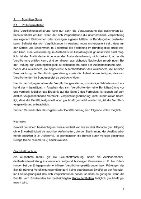 Bundeseinheitliches Merkblatt