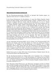Pressemitteilung mit Turnierbericht 2008 - Tennisclub Niddatal eV