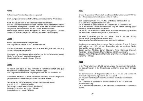 25 Jahre STC Fleckenberg – viel ist seit dem 17. Mai 1979 in ... - Ski