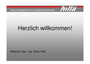 Dipl.- Ing. Oliver Hilla