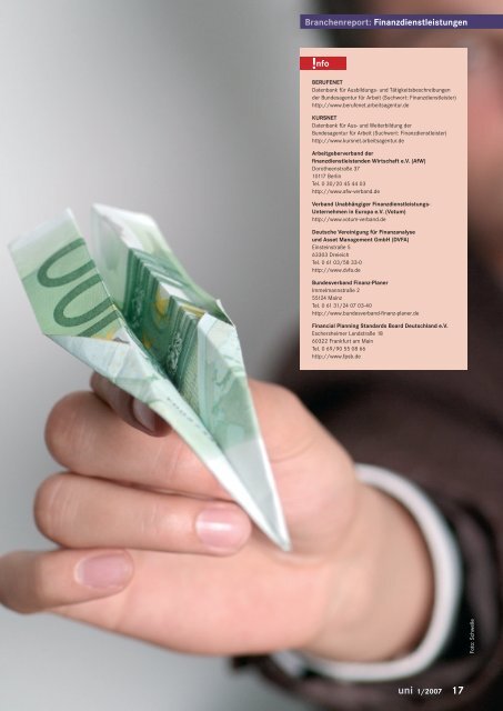 Branchenreport: Finanzdienstleistungen - iab