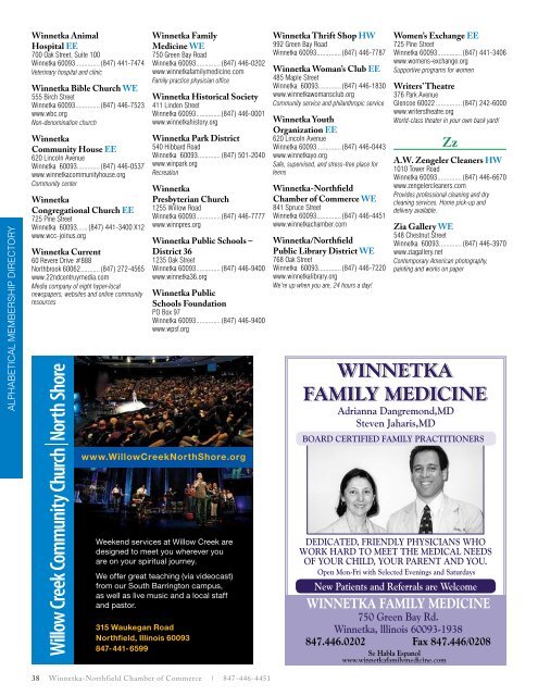 2011 Winnetka-Northfield Community Guide - Communities