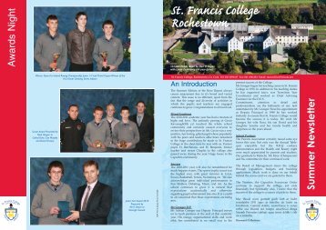 Click Here - St. Francis College Rochestown
