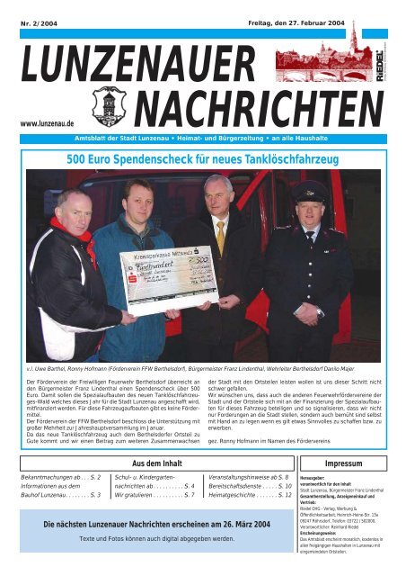 Februar 2004 - Lunzenau