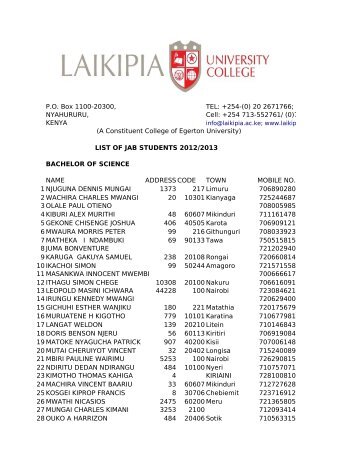 Read More - Laikipia University