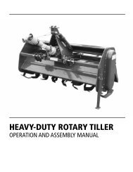 Heavy-duty RotaRy tilleR - Tarter Farm & Ranch Equipment