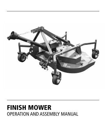 Finish mower - Tarter Farm & Ranch Equipment