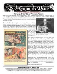 Tarzan Artist Paul Norris Passes - ERBzine