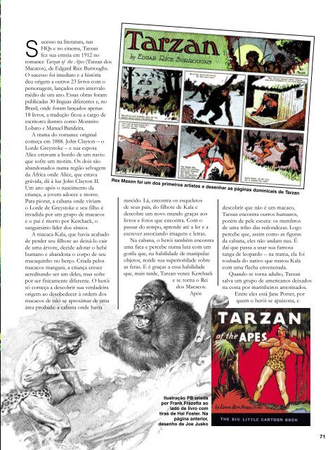 Herói Clássico 17 Tarzan ploter 4_Criador 12 John ... - Gibi Raro