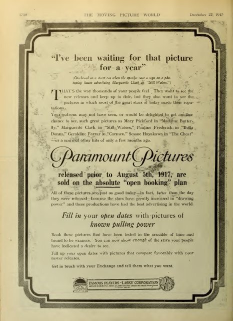 Moving Picture World (Dec 1917) - Learn About Movie Posters