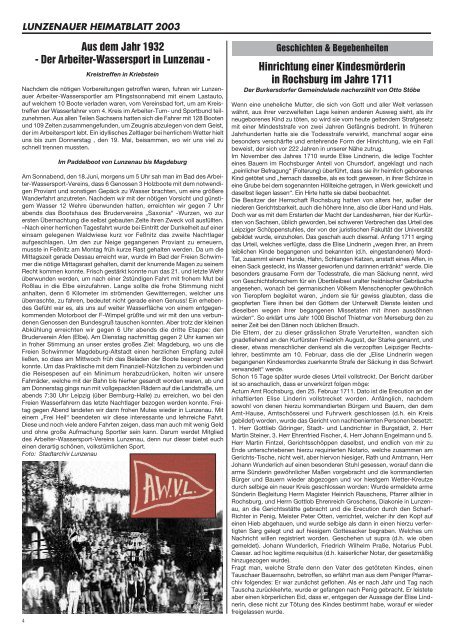 LUNZENAUER Heimatblatt