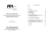 Filminhalte und Zielgruppen 2 FFA – Filmförderungsanstalt
