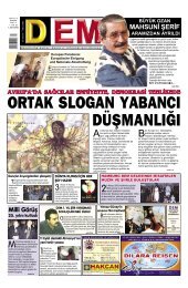 MAHSUNİ ŞERİF - Dem Gazetesi