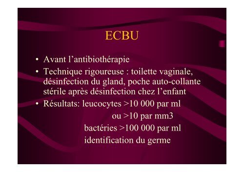 inf.urinaires adulte - Meyonas - Infectiologie