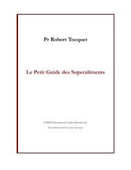 Pr Robert Tocquet Le Petit Guide des Superaliments
