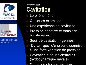 germes de cavitation