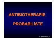 ANTIBIOTHERAPIE PROBABILISTE