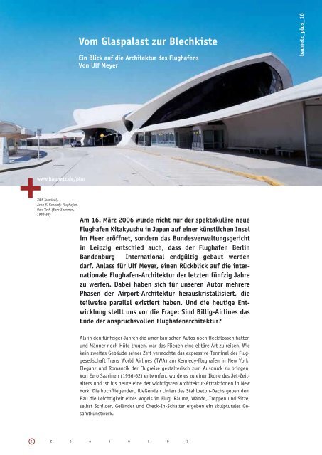 Architektur des Flughafens (PDF) - BauNetz