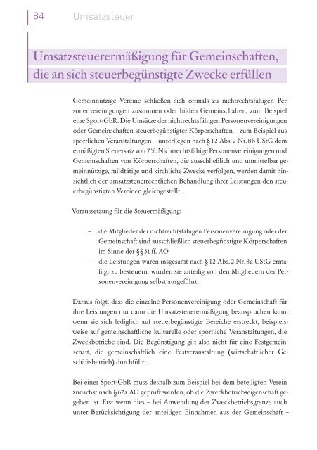 Steuertipps für gemeinnützige Verein - Landes-Kanu-Verband Berlin