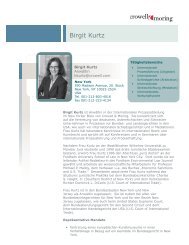 Birgit Kurtz - German Bio - Crowell & Moring