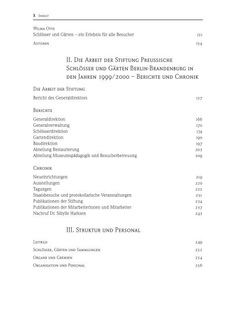 Jahrbuch Stiftung Preußische Schlösser und Gärten Berlin ...